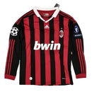 Camiseta del Retrô Milan I 2009/2010 - Manga larga - TOQUE ME VOY | Espanha S / Sin personalización / Sin parche Otimizado
