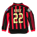 Camiseta del Retrô Milan I 2006/2007 - Manga larga - TOQUE ME VOY | Espanha S / Sin personalización / Sin parche Otimizado
