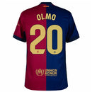 Camiseta del Barcelona I 2024/2025 - Olmo 20 - TOQUE ME VOY | Espanha S / Sin parche Otimizado