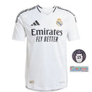Camiseta del Real Madrid I 2024/2025 - Versión del jugador - TOQUE ME VOY | Espanha S / Sin personalización / Champions League Otimizado