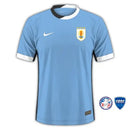Camiseta Uruguay I 2024/2025 - TOQUE ME VOY | Espanha S / Sin personalización / Copa América Otimizado