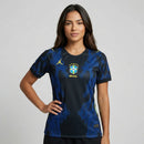 Camiseta Selección Brasileña II 2026 – Mujer - TOQUE ME VOY | Espanha S / Sin personalización / Sin parche Otimizado